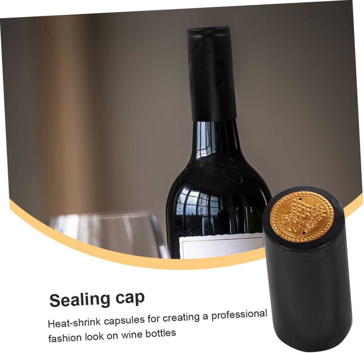 3sets Bottle Sealing Shrink Caps Sealer Preserve Wine Quality 200pcs*3