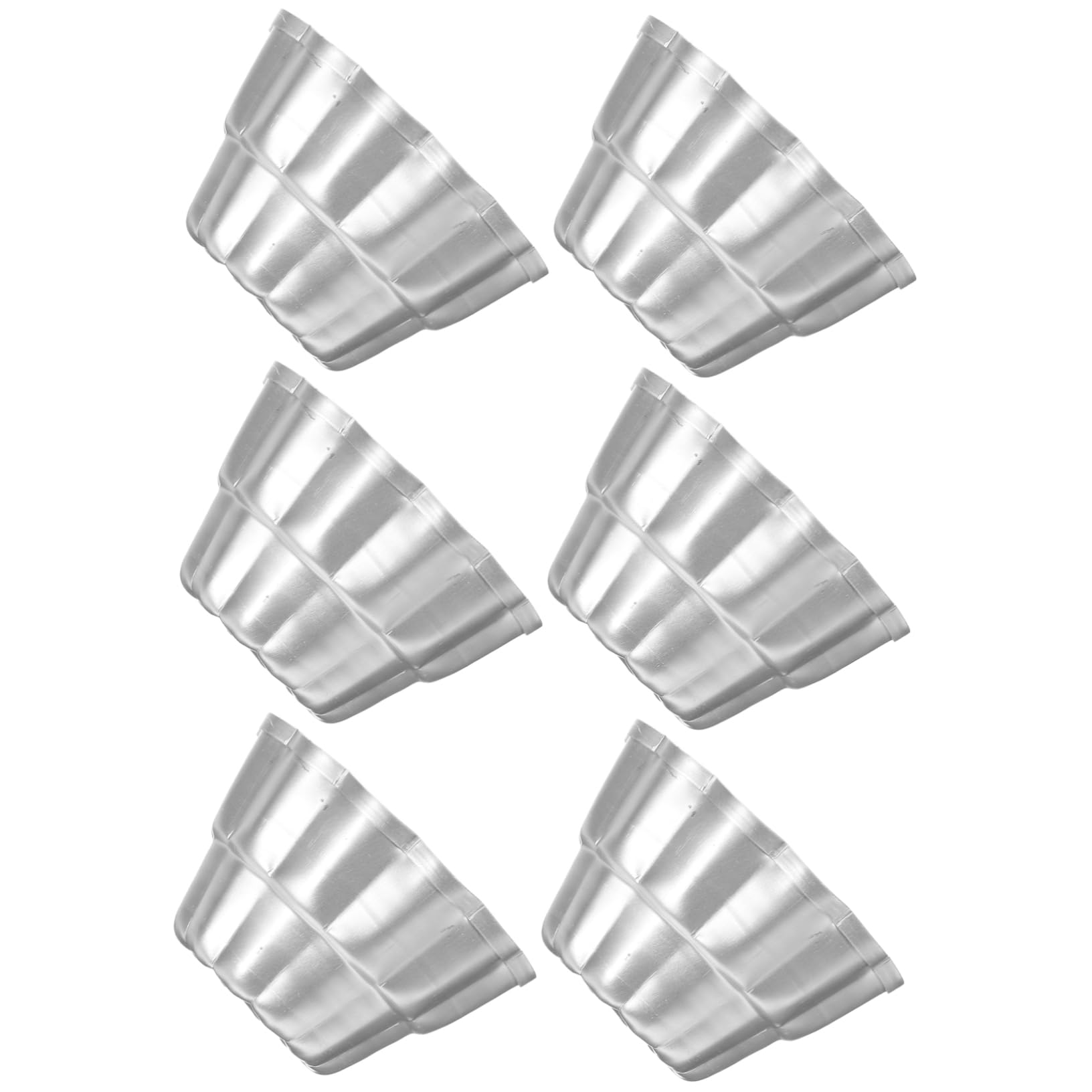 Alipis 18pièces Moule à Pudding Aluminium Pour Muffins Et à Haute Température Pour Desserts Et Réunions Familiales