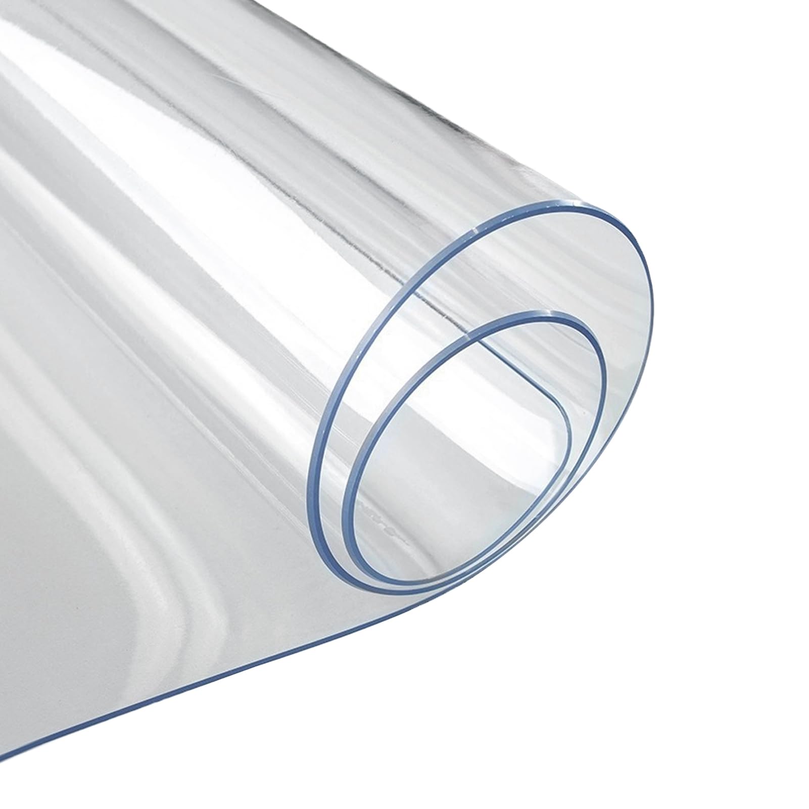 Transparent Table Film, Table Protector, 60 x 60 cm, PVC Film, Transparent Tablecloth, for Kitchen, Desks, Dining Tables, Dressing Tables