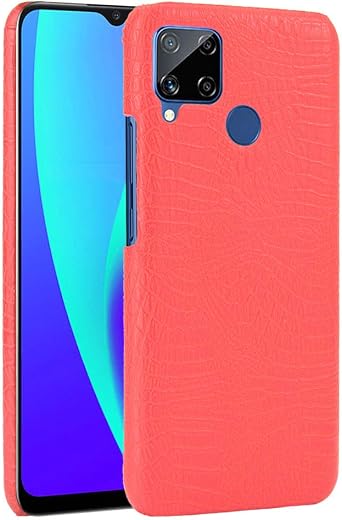Compatible with Realme C15 Case Cover,Compatible with Realme C15 Phone Case Cover Red