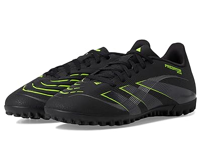 adidas Predator Club Turf Soccer Cleats Soccer Shoes Black/Carbon/Lucid Lemon