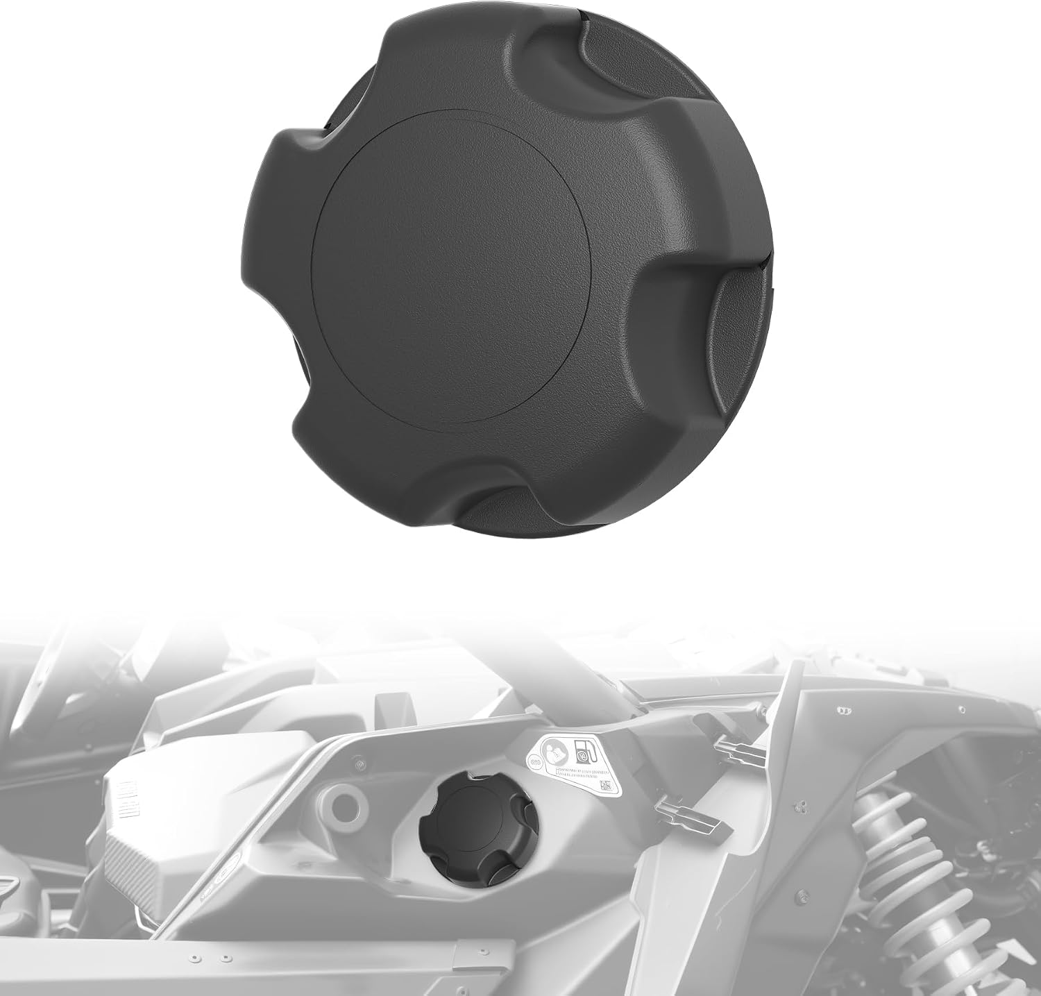 Gas Fuel Tank Cap for Polaris & Can Am ATV/UTV, Gas Cap for Polaris Sportsman General Ranger RZR 800 900 1000 Can-Am Maverick Defender, Replace 5450389, 5433687, 7082037, 5439075, 513033816
