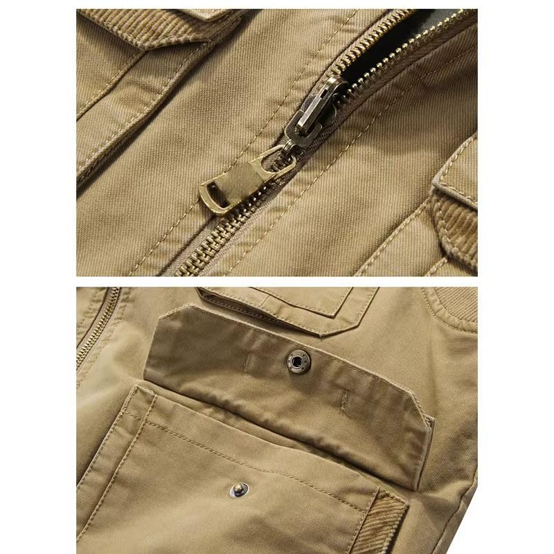 Chaleco de pesca reversible para hombre que evita cargar mochilas pesadas 4