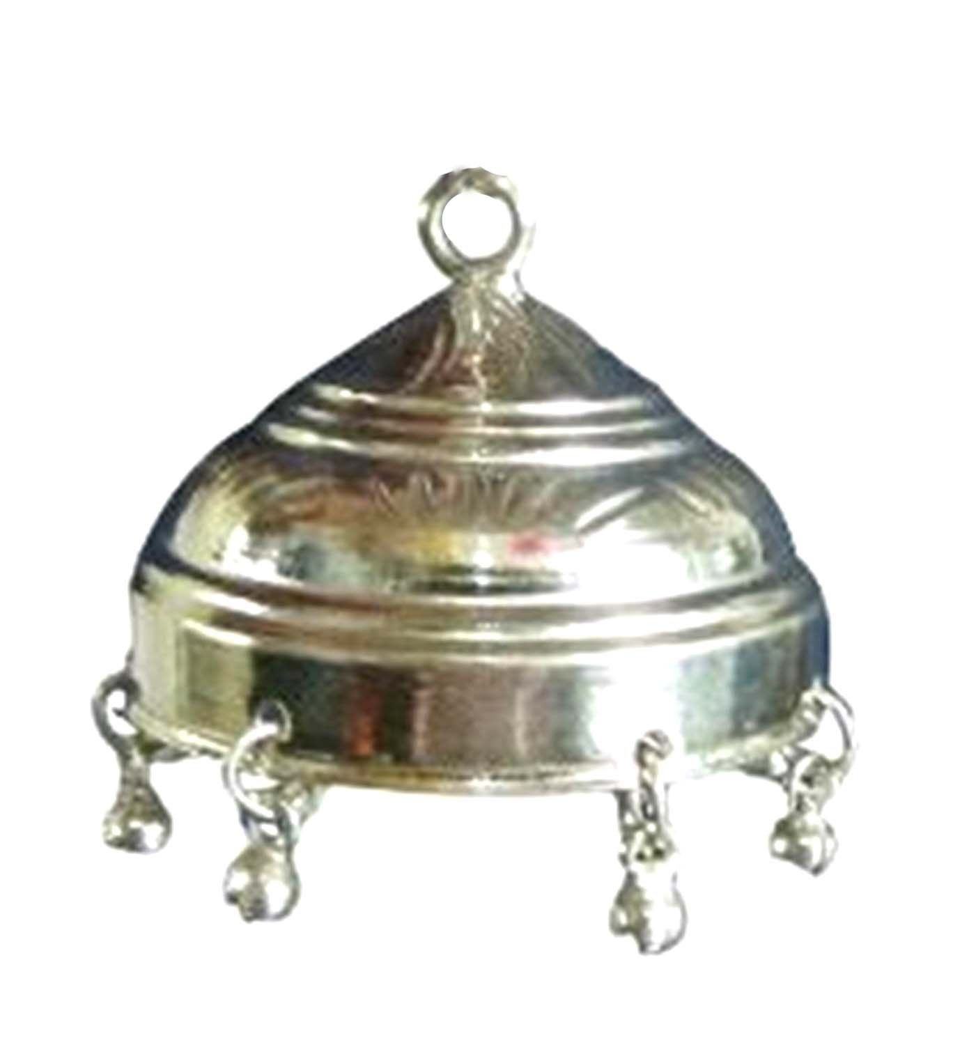 Silver Plated Chatra for God, Chatra for Mandir, God Chatra Diameter- 8 cm