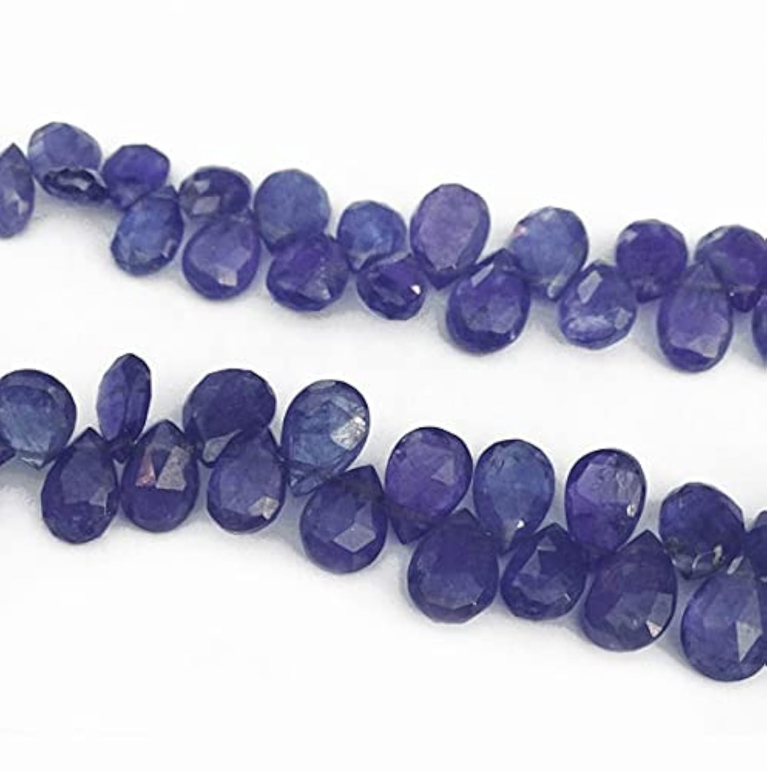 Tanzanite briolettes de haute qualité pour la joaillerie fine et créations de luxe