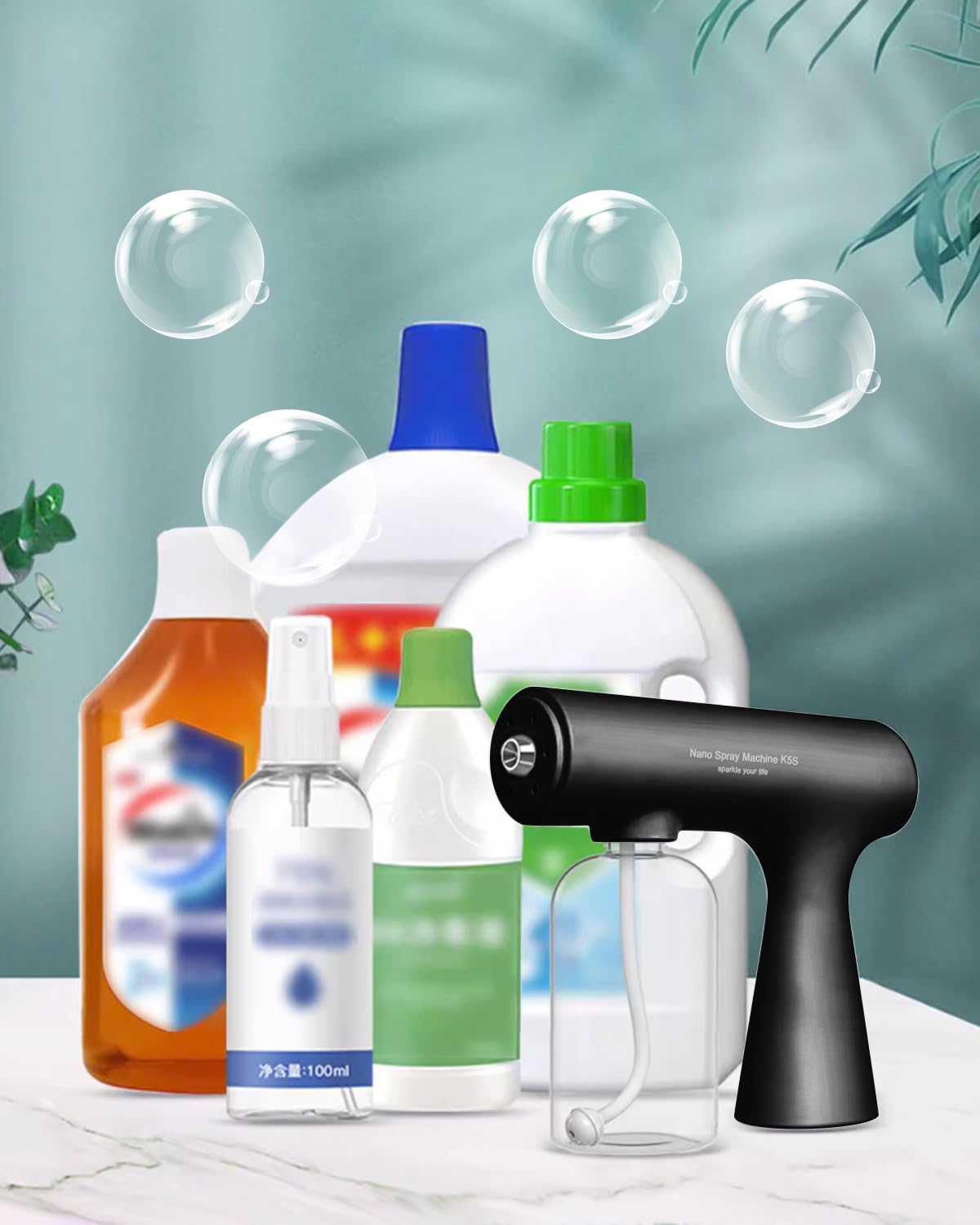 USB-ladbare Nano-Sprühpistole – 600 Ml Tank, Für Haarpflege, Desinfektion & Pflanzen