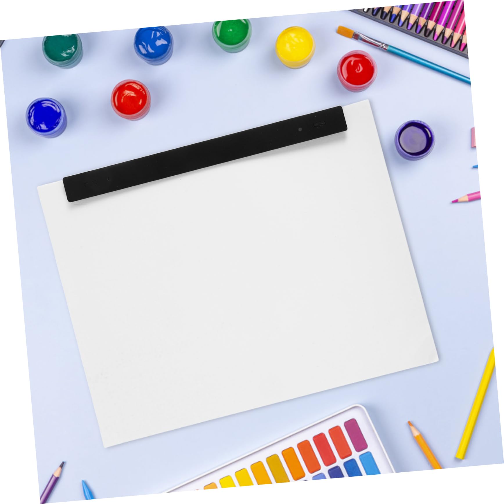 3-loch Zeichenpapier für Comics, Weißes Papier, 200 Blatt | Positionierungslineal Enthalten, für Zeichnungen und Künstlerische Arbeiten, A4-format, für Animatoren und Künstler