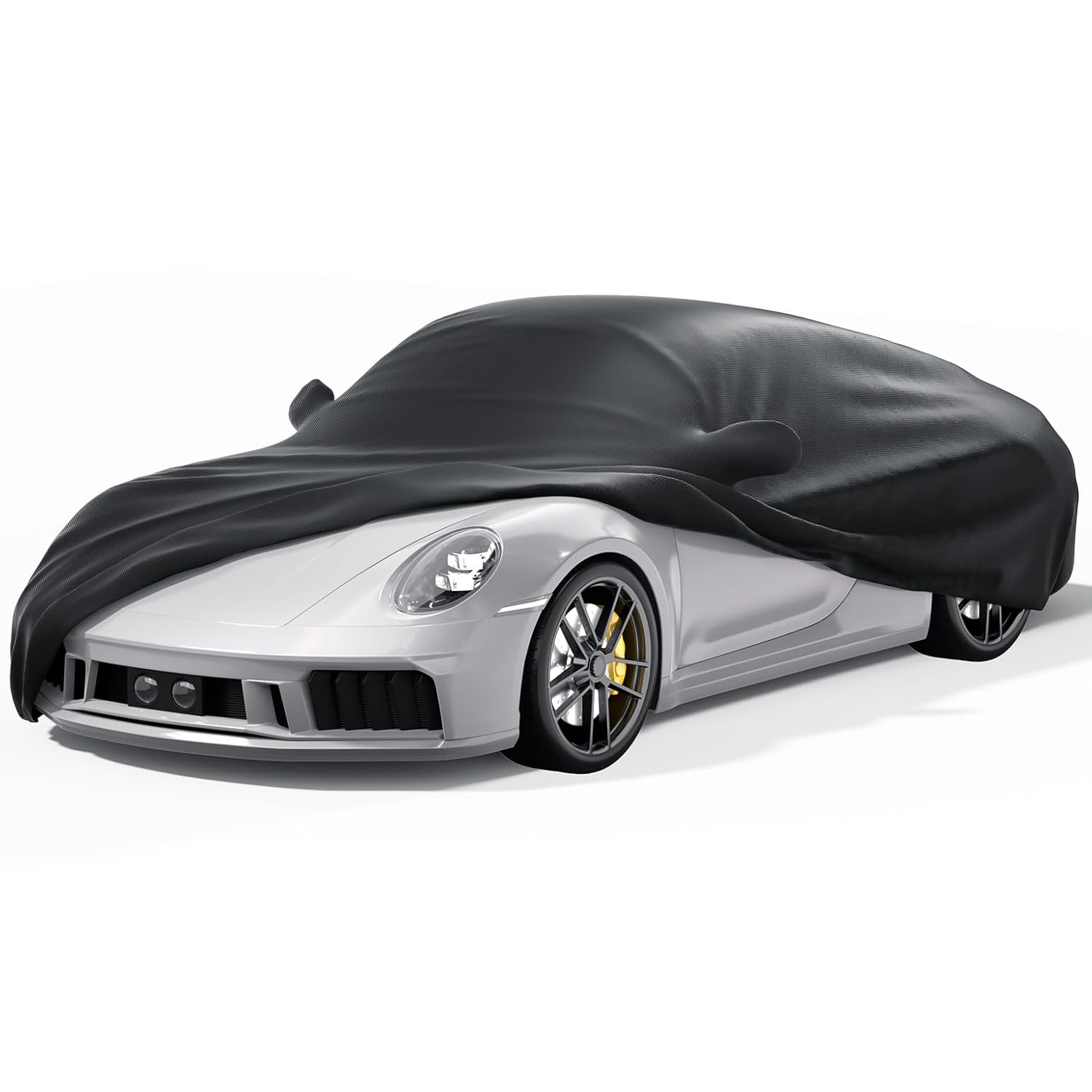 JOYTUTUS Indoor Car Cover Compatible with 1999-2026 Porsche 911 718 Not for High Wing Soft Stretch Satin Material