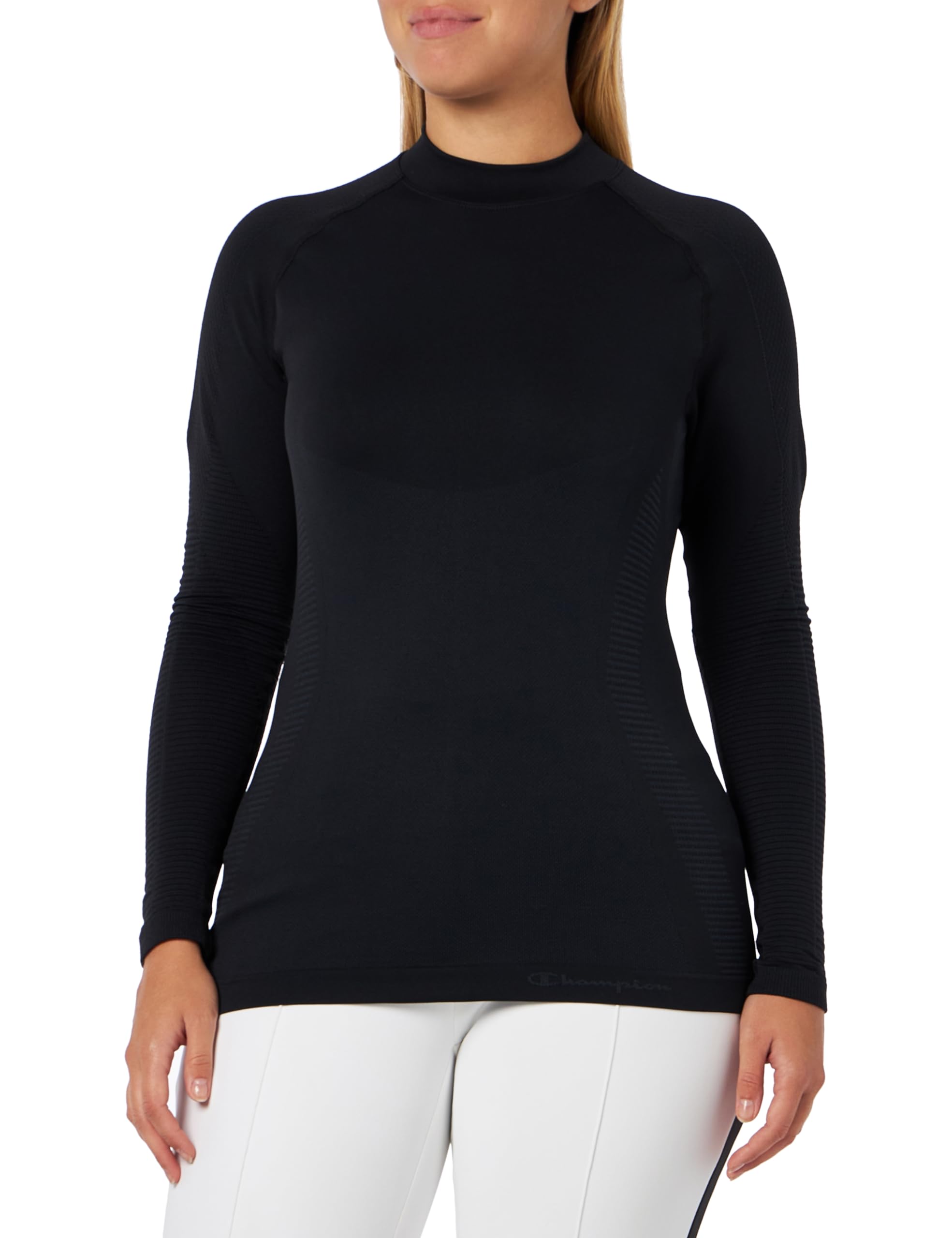 Champion Seamless Baselayer W Thermo L/S Maglietta Termica a Manica Lunga Donna