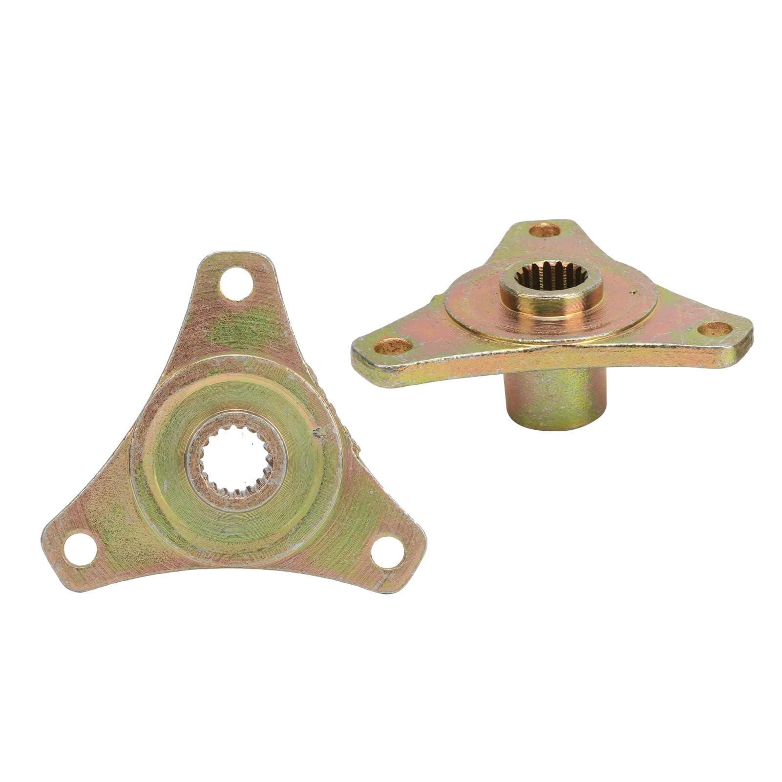 Spline-Hinterrad-Achsennabe, 2 Stück, 17 Zähne, 3 Bolzen, Stahllegierung, Spline-Radnabe Für Quad-Bike, ATV, Go-Kart, 50 Cc, 110 Cc