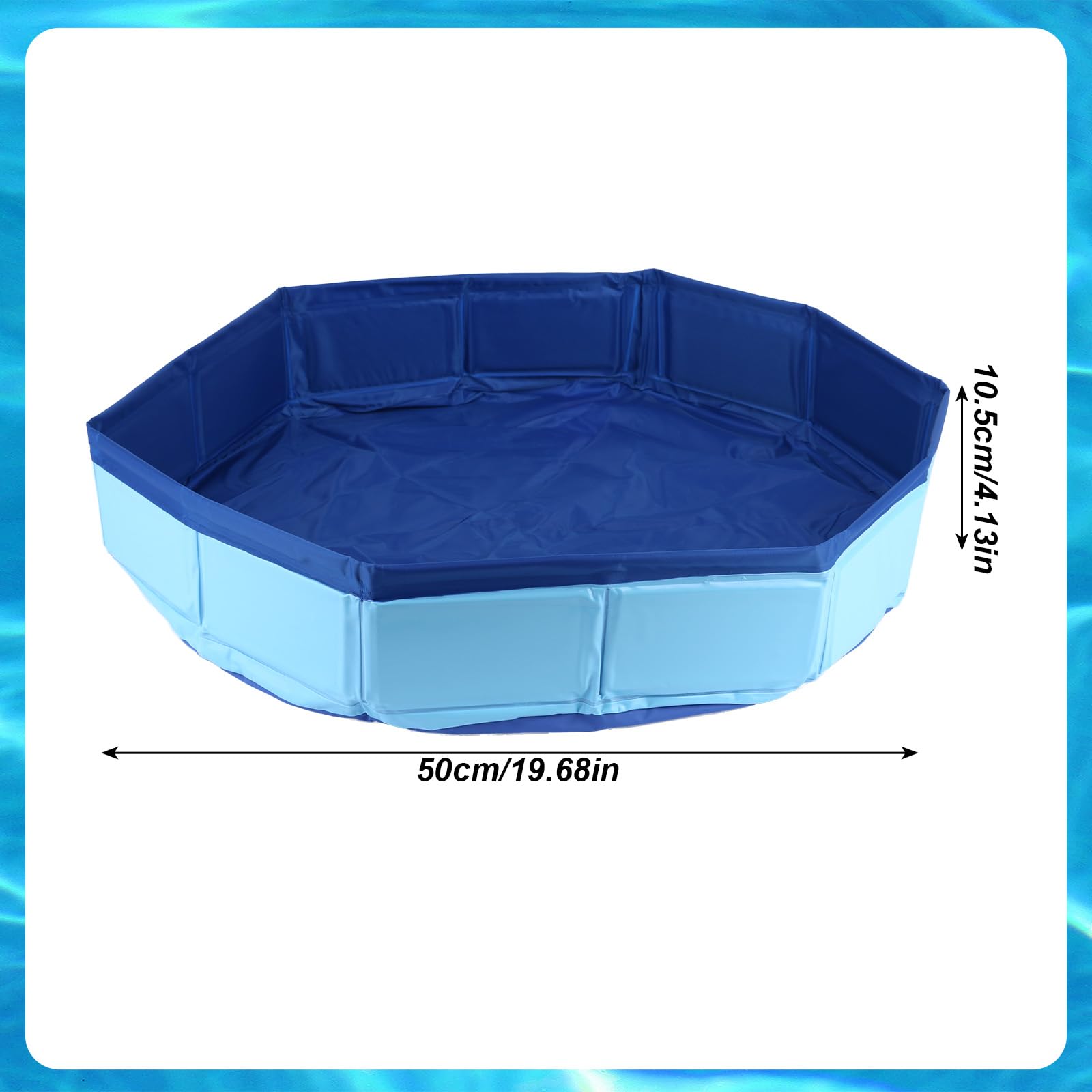 Pediluvio per Piscina, Vasca Lavapiedi Gonfiabile Scaletta d'Ingresso Bacino Portatile Lavaggio Piedi per Piscine Fuori Terra Vasche Idromassaggio e Spa (Blu)