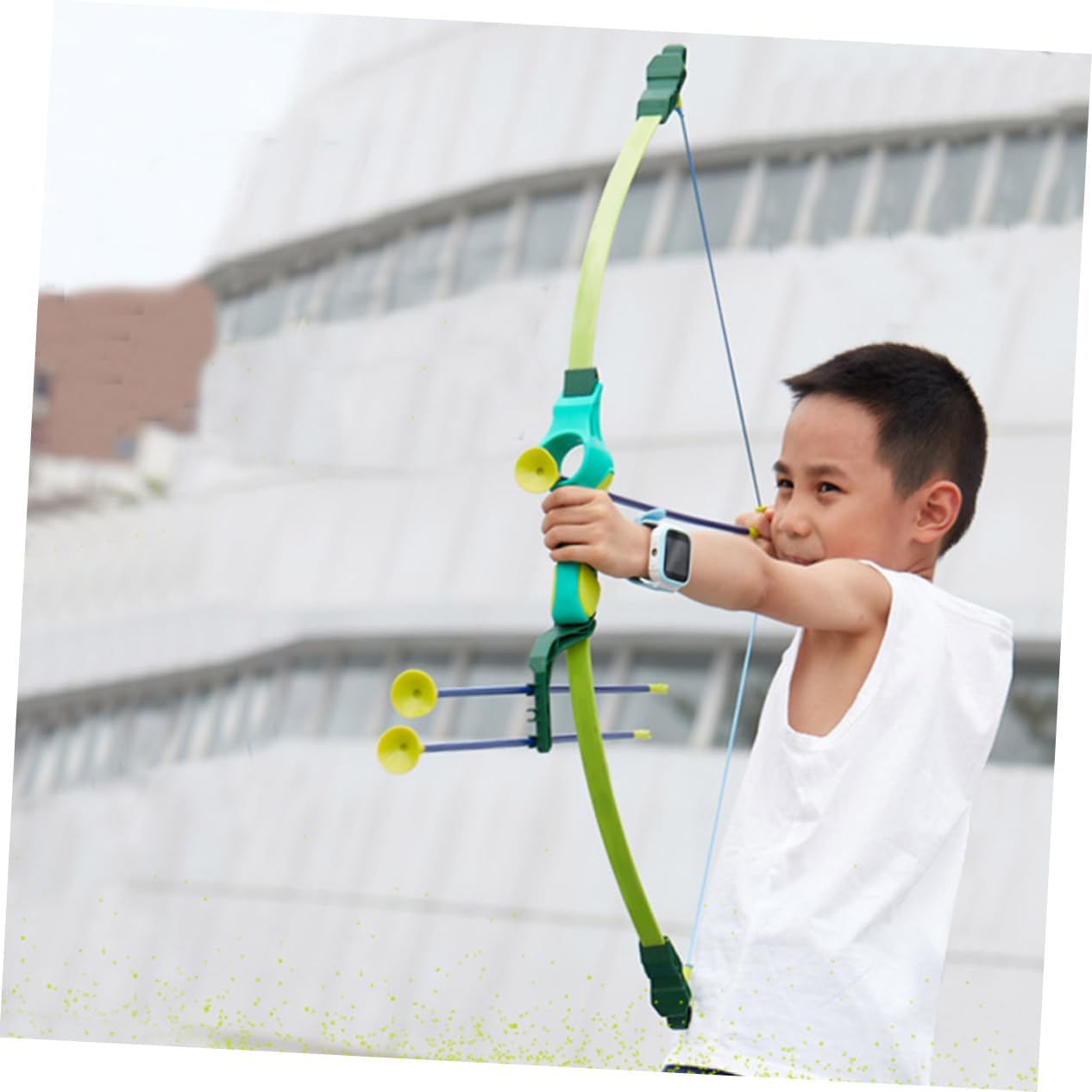 Outdoor Sucker Head Archery Toy for Boy Girl Safe and Comfortable Design for Parent-boy Girl Interaction and Outdoor Fun Archery Practice for and