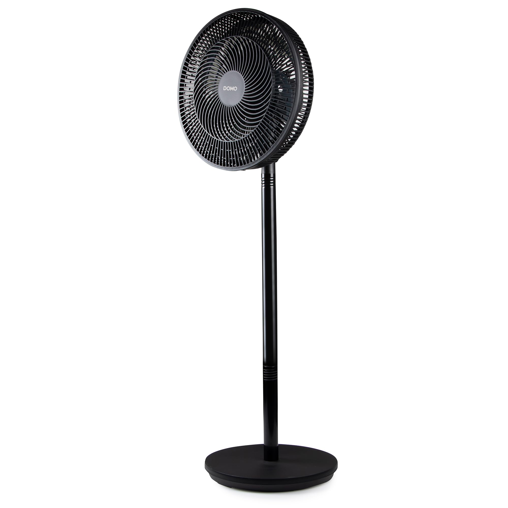 DOMO DO8159 wentylator stojący 2 w 1 Multiblade – wentylator z 7 łopatkami – cichy 44 dB – 3 poziomy oscylacji – regulacja wysokości – wentylator kolumnowy do sypialni i salonu