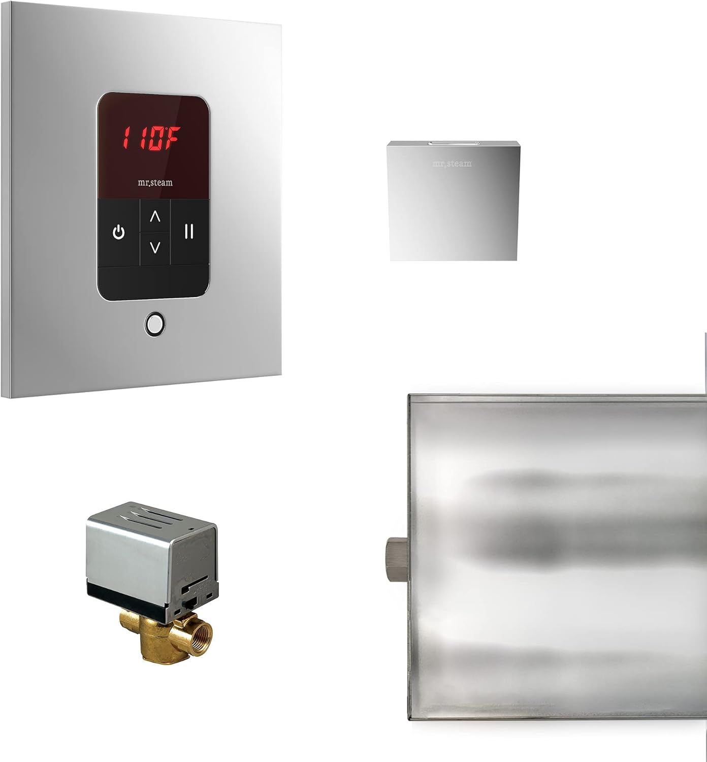 Mr. Steam BasicButler Square Package (Polished Chrome)