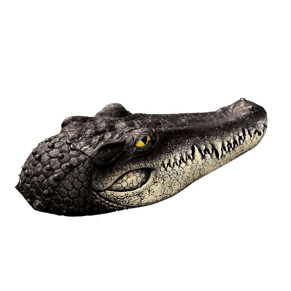 CTRLZS Floating Alligator Head,Alligator Head for Pool,Alligator Head for Swimming Pool and Pond,Deterrent Ducks