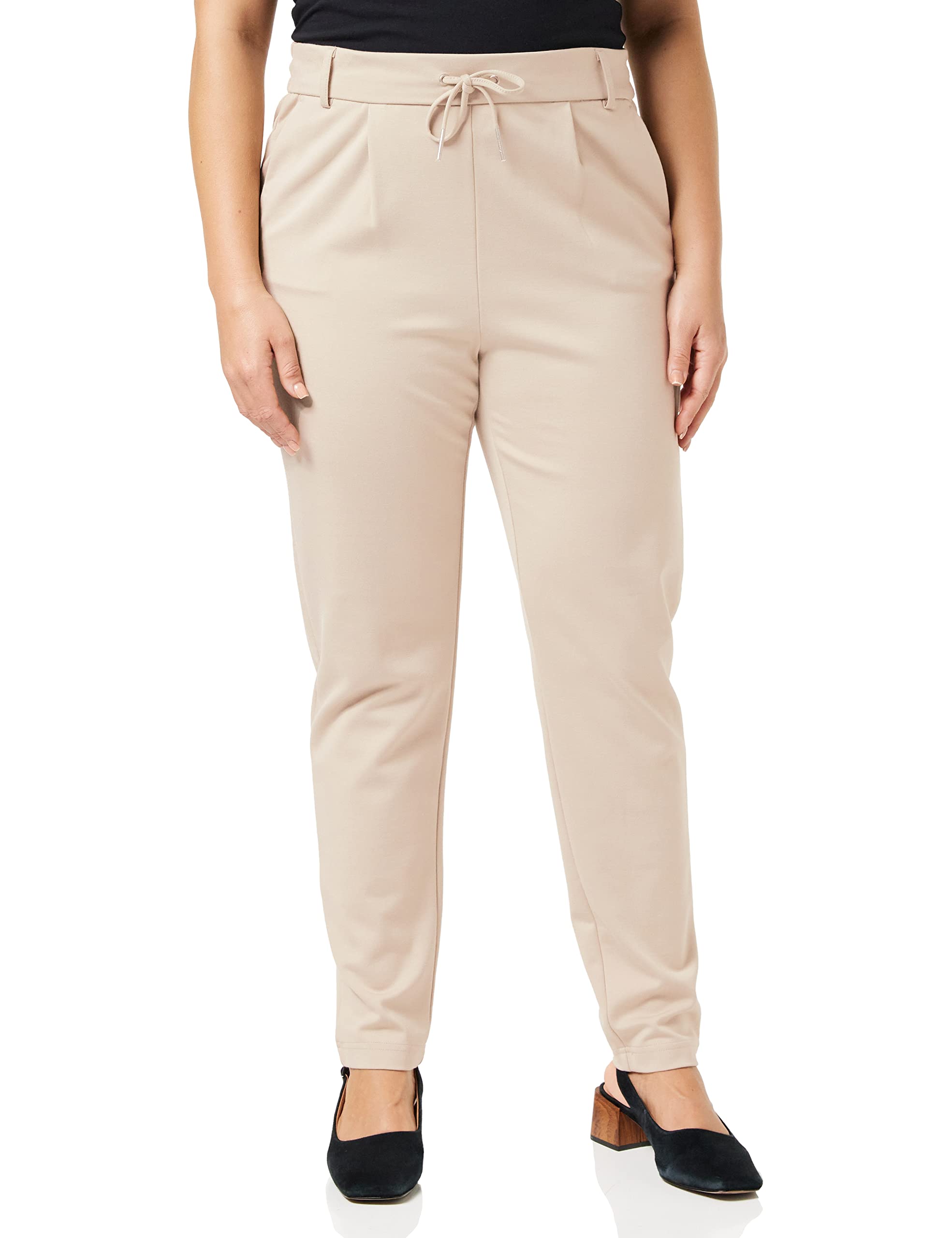 ONLYWomen's ONLPOPTRASH Life Easy COL Pant PNT NOOS Trousers, Pure Cashmere, XL 32