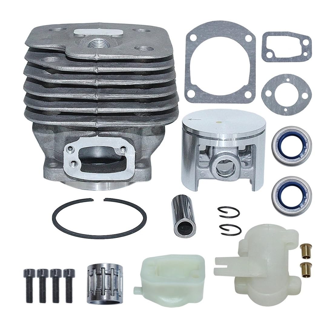 Kit cylindre et piston avec visserie pour bloc moteur thermique 61 268 272