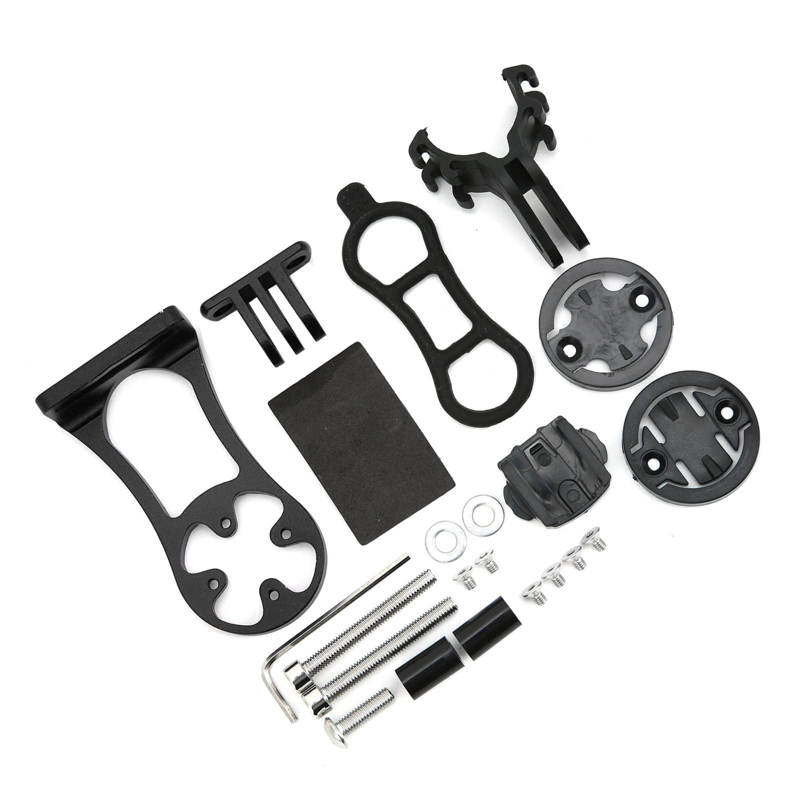 Uchwyt na Komputer Rowerowy Uchwyt GPS na Kamerę rowerową z Korpusem ze Stopu CNC i podwójną blokadą do Komputerów Rowerowych Edge Bryton i Kamer Ruchu (BLACK)