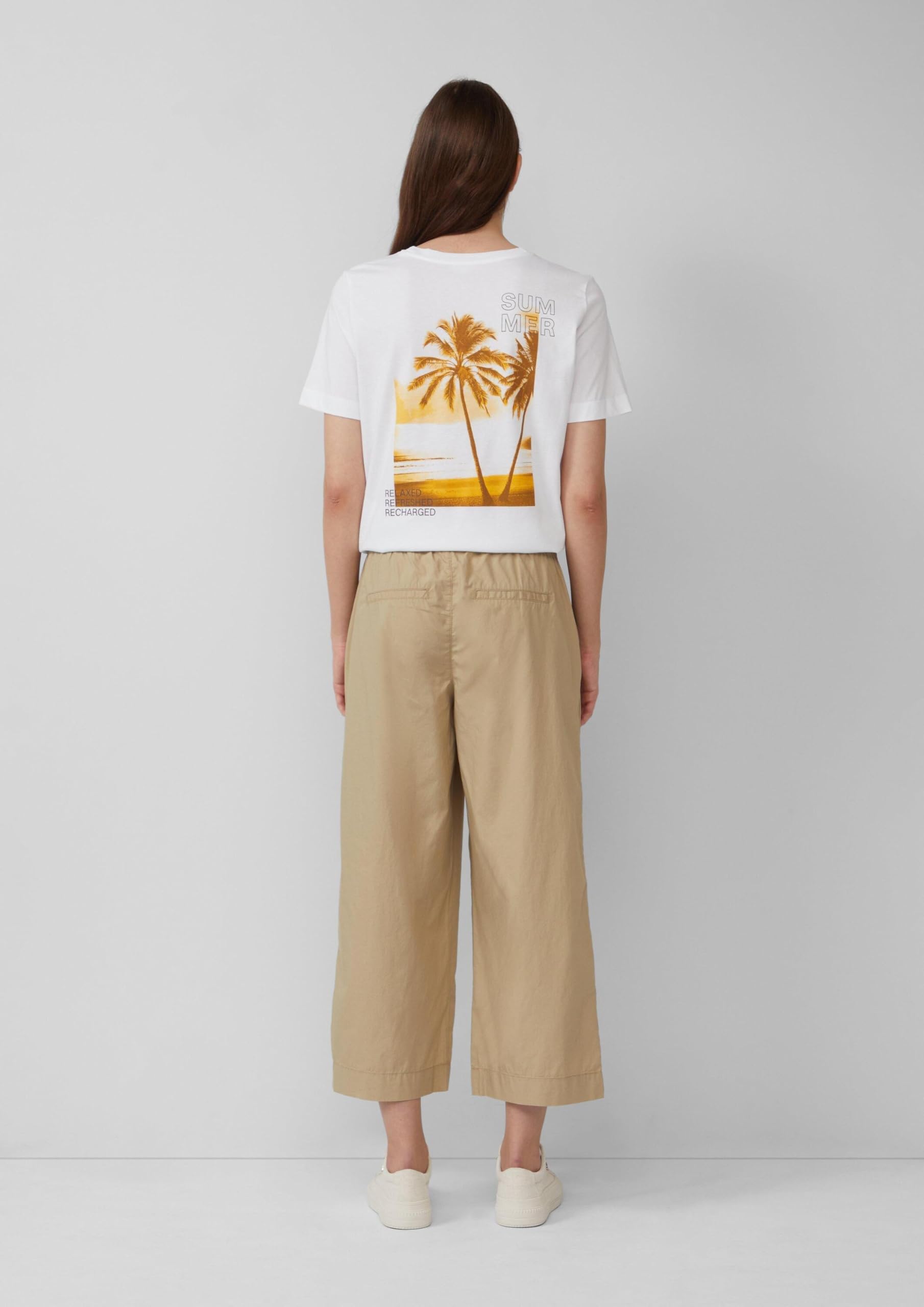 s.Oliver Leichte Culotte aus Baumwollmix im Relaxed Fit