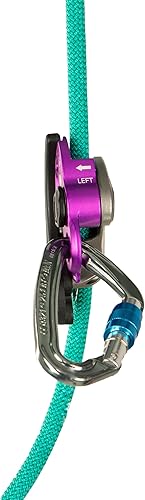 Miniatura 4 de TRANGO Vergo Rock Climbing Belay Dispositivo & React Screw Lock - Carabina de bloqueo