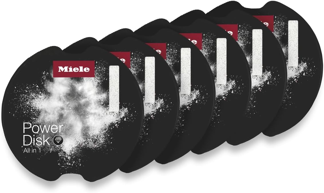 Miele PowerDisk All-in-1 Dishwasher Detergent for AutoDos Models, 6-pack, 11093110