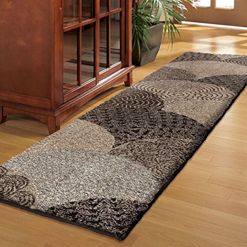 Cosmopolitan Shag Oceana Multi Olefin Area Rug (2'3 x 8')