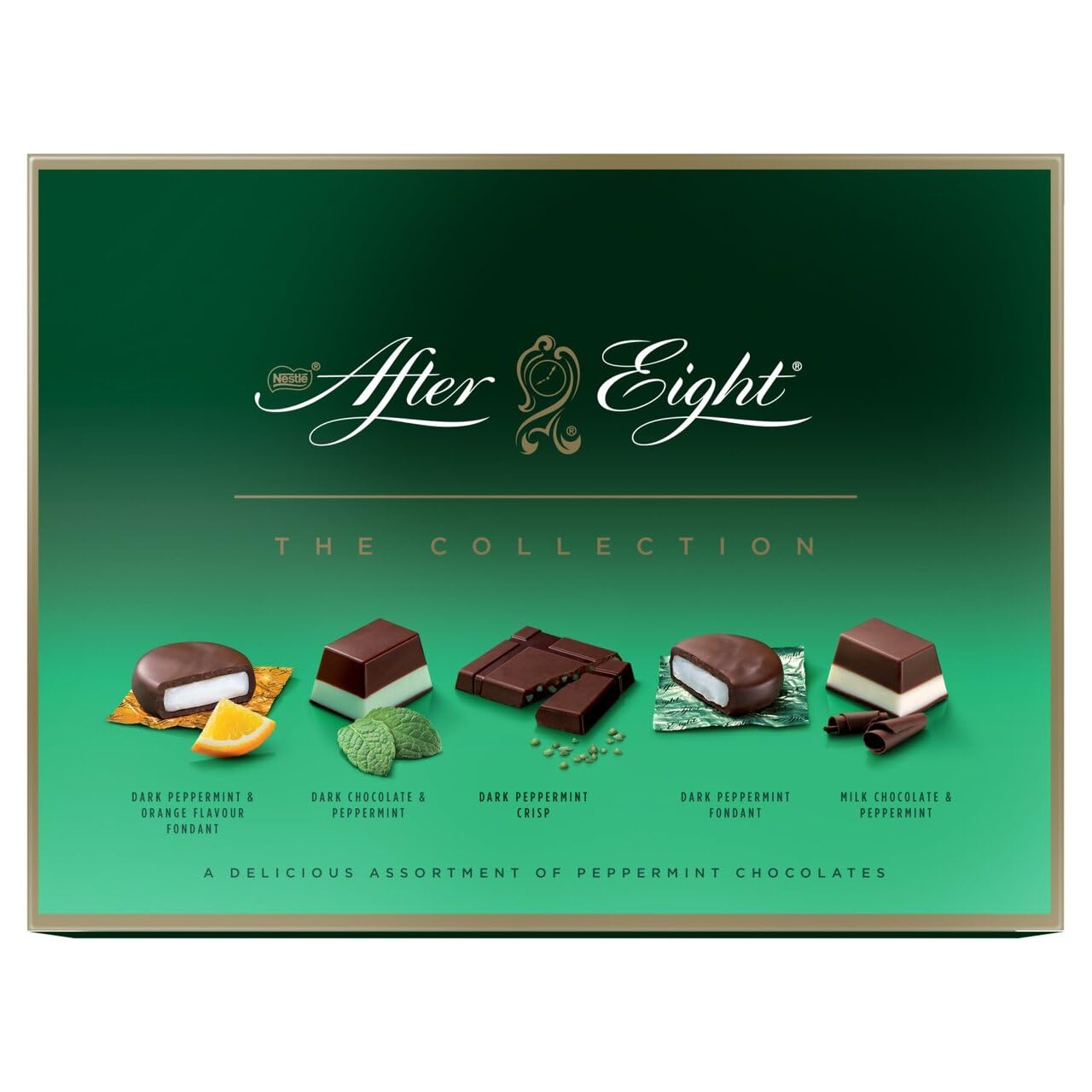After Eight Mint Collection Dark & Milk Peppermint Selection Box Of Chocolates 199g (8 Tray x 199g)