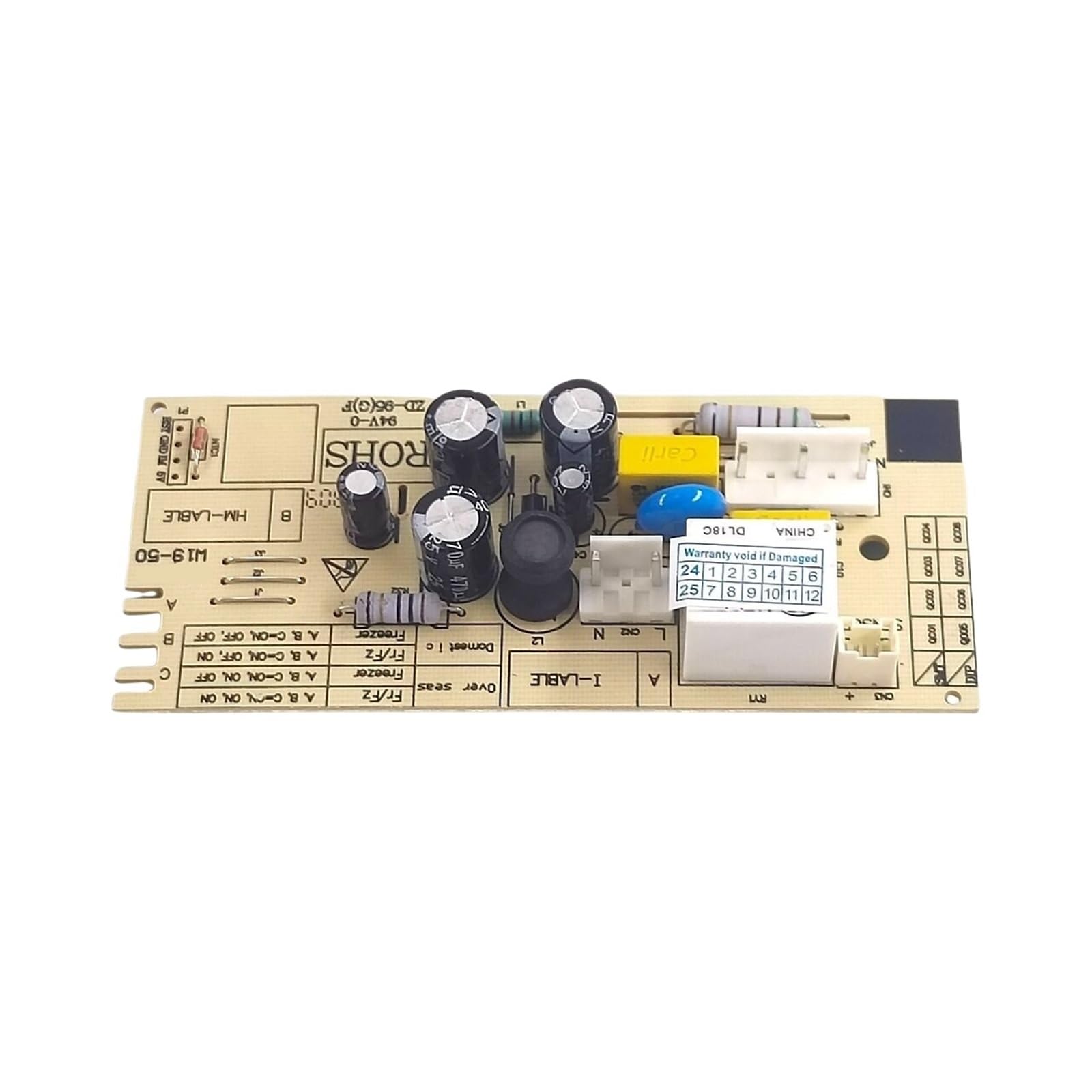 Refrigerator Control Board,Compatible For Homa, W19-50AC Circuit PCB W19-50 Refrigerator Parts