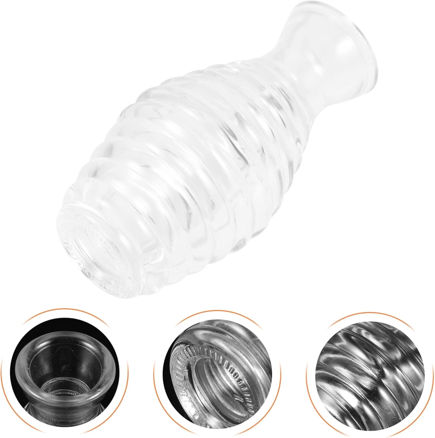 Zerodeko 6pcs Refillable Bottles Glass Essence Diffuser for Home Fragrance Container Simple Style Decor for Bedrooms and Offices