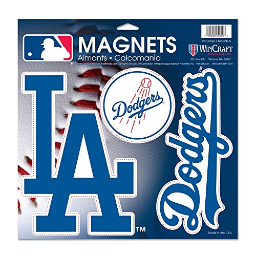 MLB Los Angeles Dodgers 18778014 Vinyl Magnet, 11" x 11"