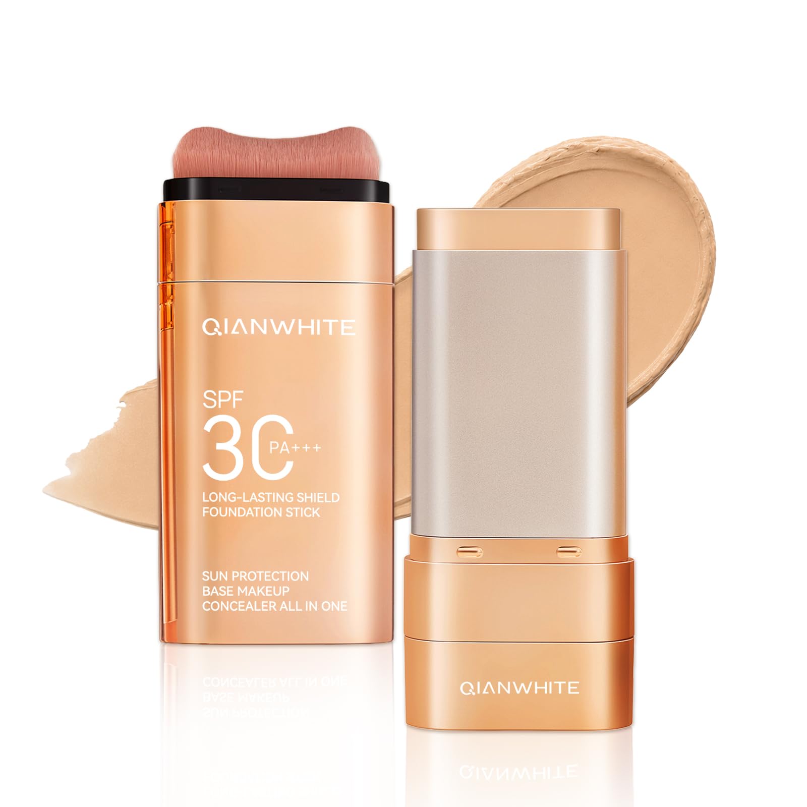 Face Sunscreen Stick - Korean Tinted Sunscreen for Face with SPF