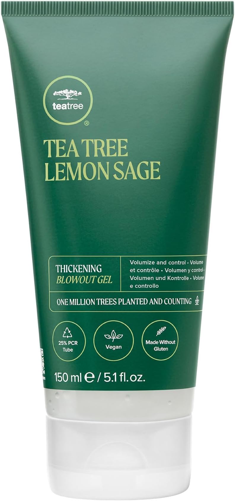 Lemon Sage Thickening Blowout Gel, Volumizing Hair Gel, For Fine Hair, 5.1 fl. oz