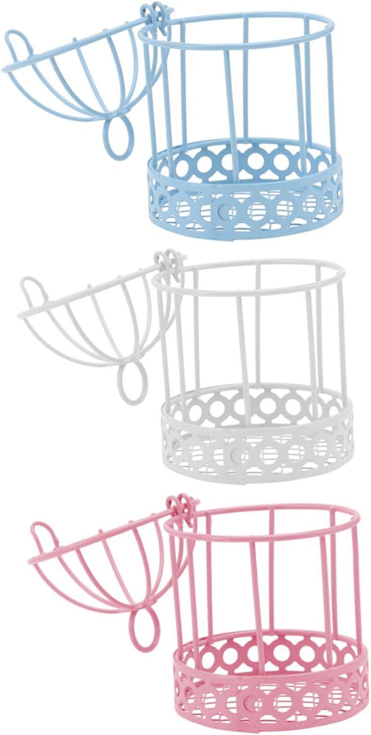 LIFKOME 3pcs Cage Desktop Storage Decoration Tabletop Ornament for Stylish Home Decor for Storing Candies and Items Chic Style