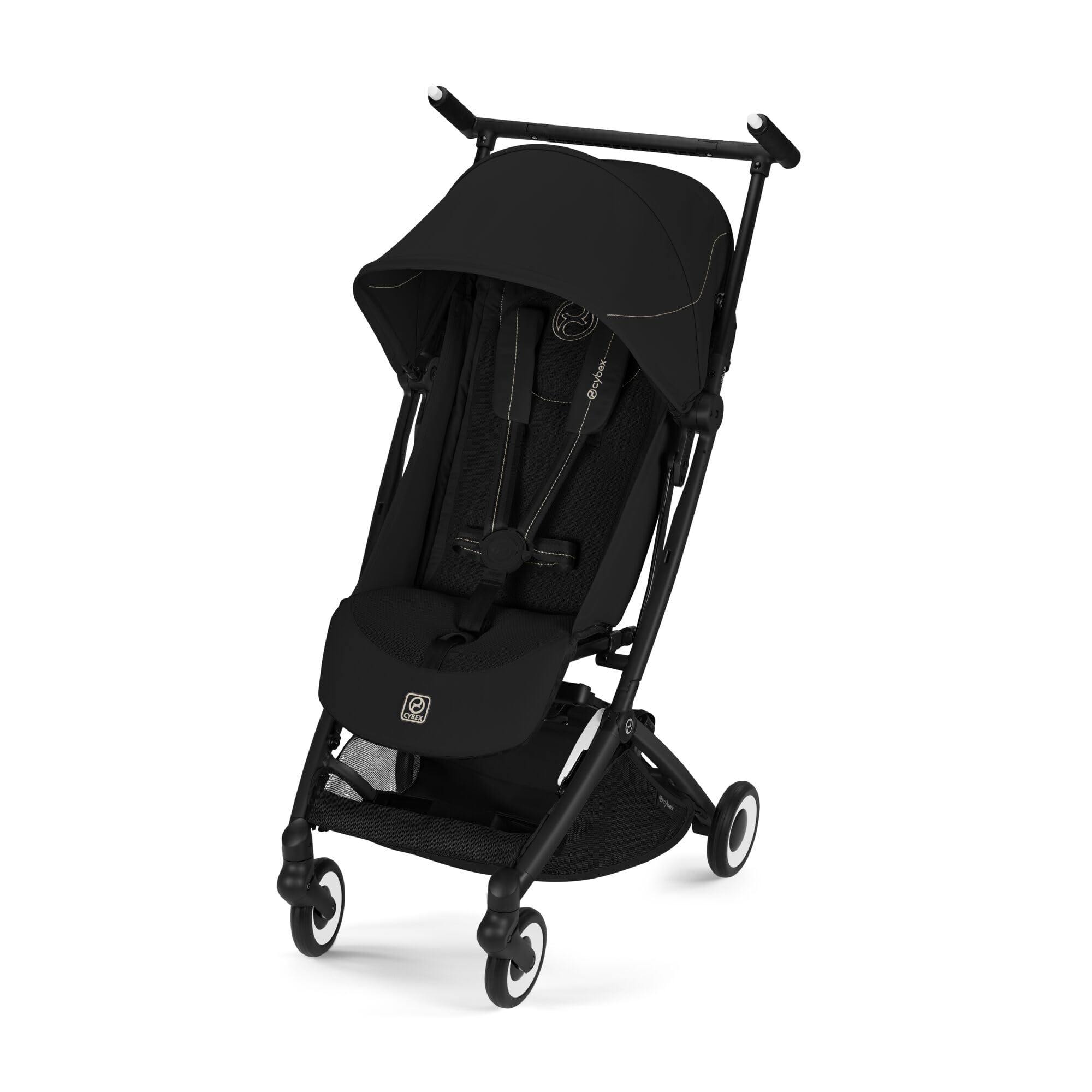 CYBEX Gold Kinderwagen LIBELLE, handgepäcktauglich, 6 Monate bis 4 Jahre, max. 22 kg, ultraleicht 6 kg, Einhand-Gurtsystem, Magic Black