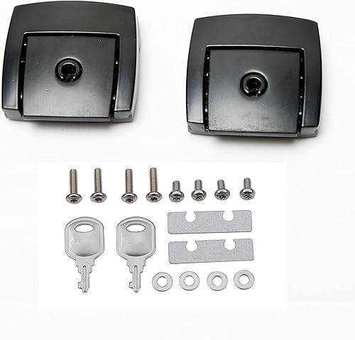 Vista 8 de Tour Pack Pak Pestillo para Harley Davidson Touring Electra Road Glide Classic FLHTC FLHTCU FLHTK 1986-2013 Negro #F4