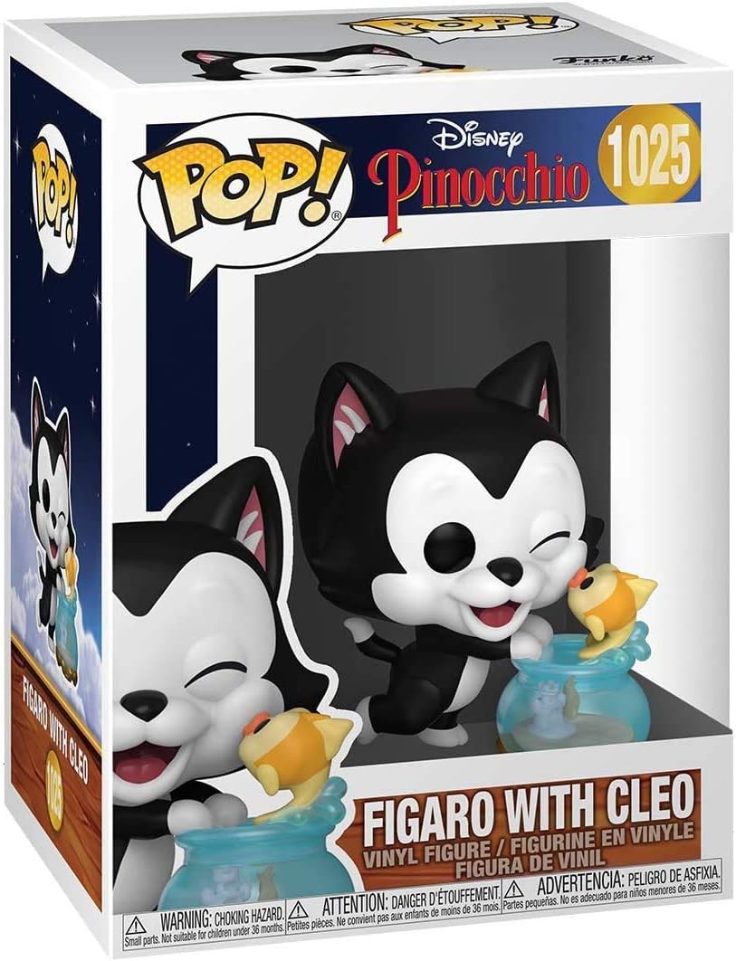 Figaro with Cleo Pop #1025 Disney Pinocchio Vinyl Figure (Bundled with EcoTek Protector to Protect Display Box)