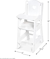 Vista 4 de Melissa & Doug Silla Alta de Juguete para Pretend Play Accesorios para Muñeca Bebé