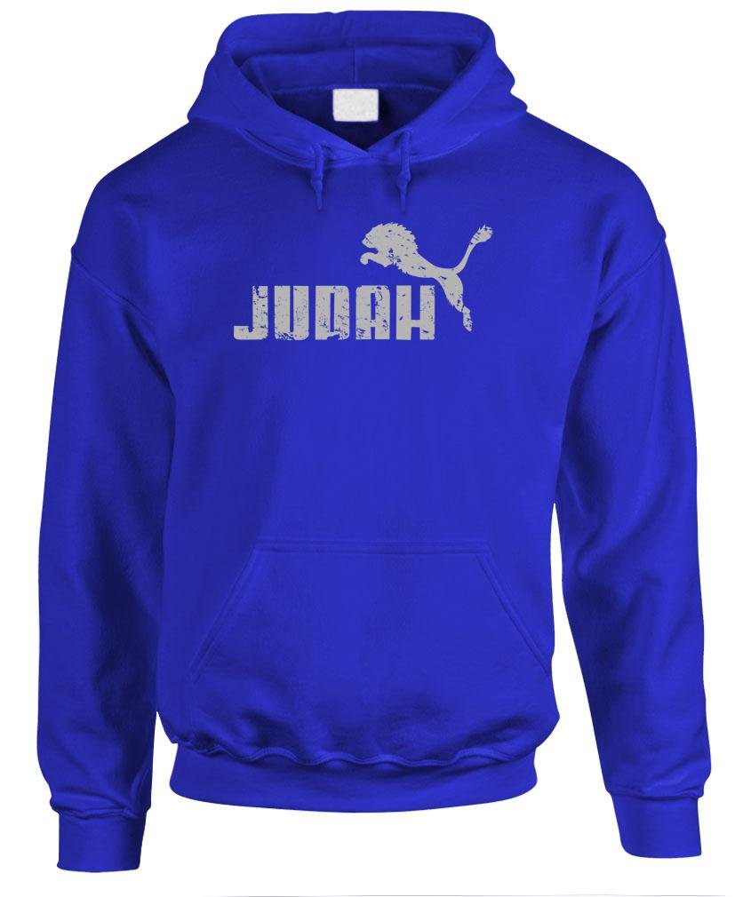 JUDAH JUMPING LION - parody faith savior - Mens Pullover Hoodie