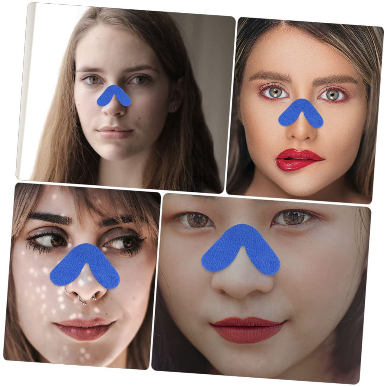 BESTYASH 5 Set Cuscinetti Nasali Regolabili per Maschera Morbido Fleece Protezione per Naso Comfort Ottimale e Riduzione Rossori Adatti per Uso e Notturno