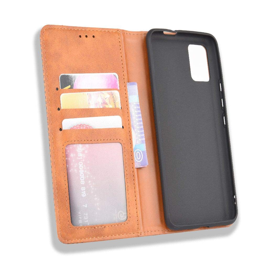 Sinyunron Cover Compatibile con UMIDIGI A5 Pro Custodia in Pelle PU,Flip Caso Fibbia Magnetica Cellulare Case a Libro,Elegante Portafoglio Stile