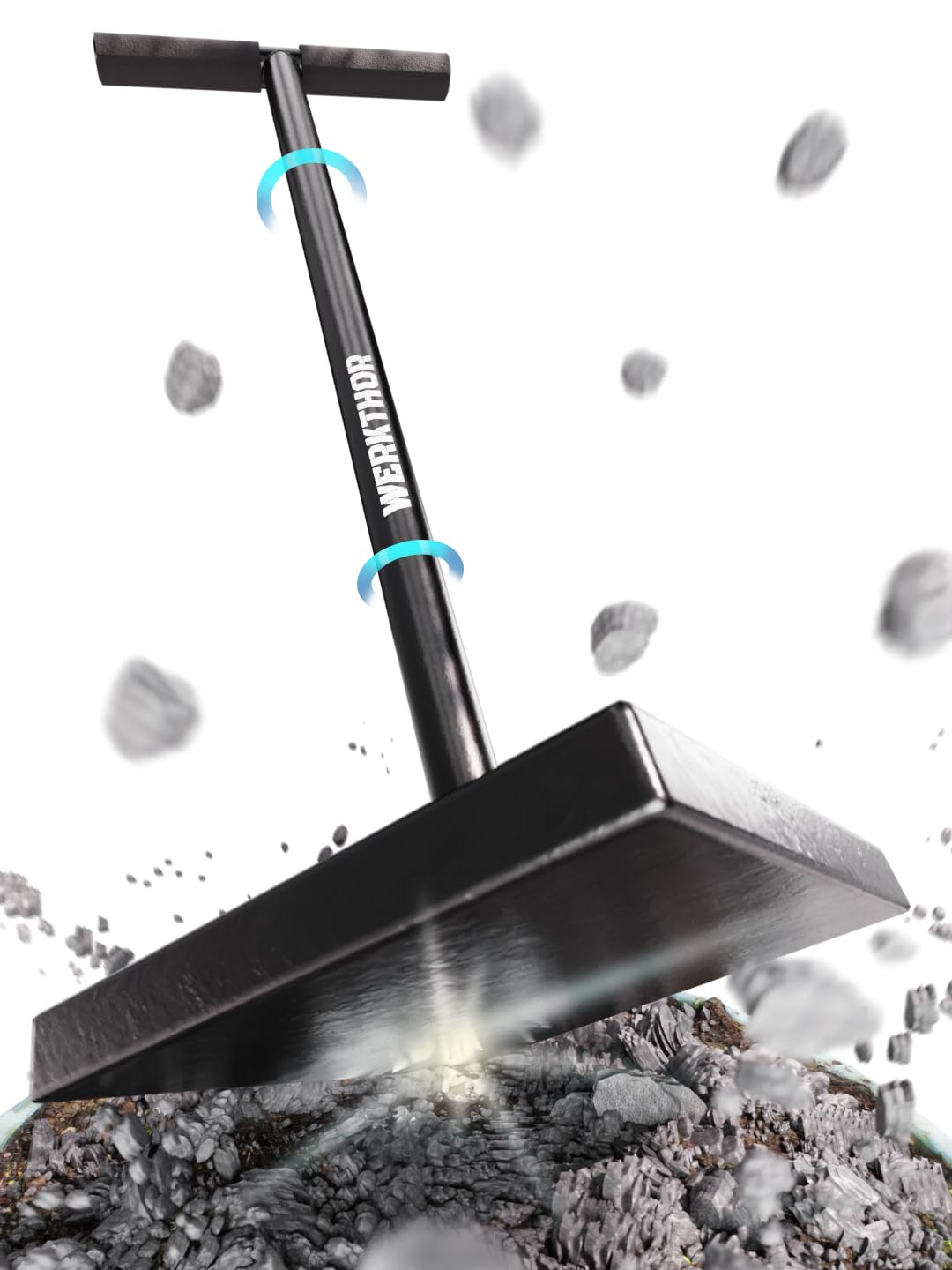 Walensee Tampon En Acier Avec Poignée De 121,9 Cm, 20,3 X 20,3 Cm