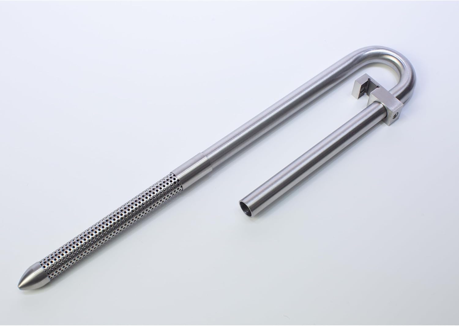 Pro 13mm Precision-Engineered Stainless Steel Lily Pipe Outflow with Integrated Surface Skimmer, Controlled Flow for Rimless Planted Aquariums & Canister Filters, Fits 1/2" ID (12/16mm) Hose