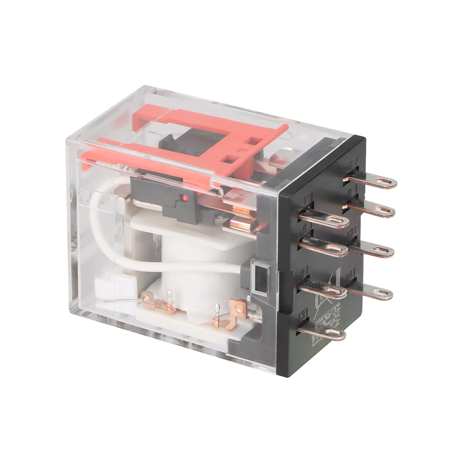 10Pcs Power Relay, MY2N-GS, DC 24V Coil, DPDT, 8 Pins, 7 AMP, with LED Indicator Light (10)
