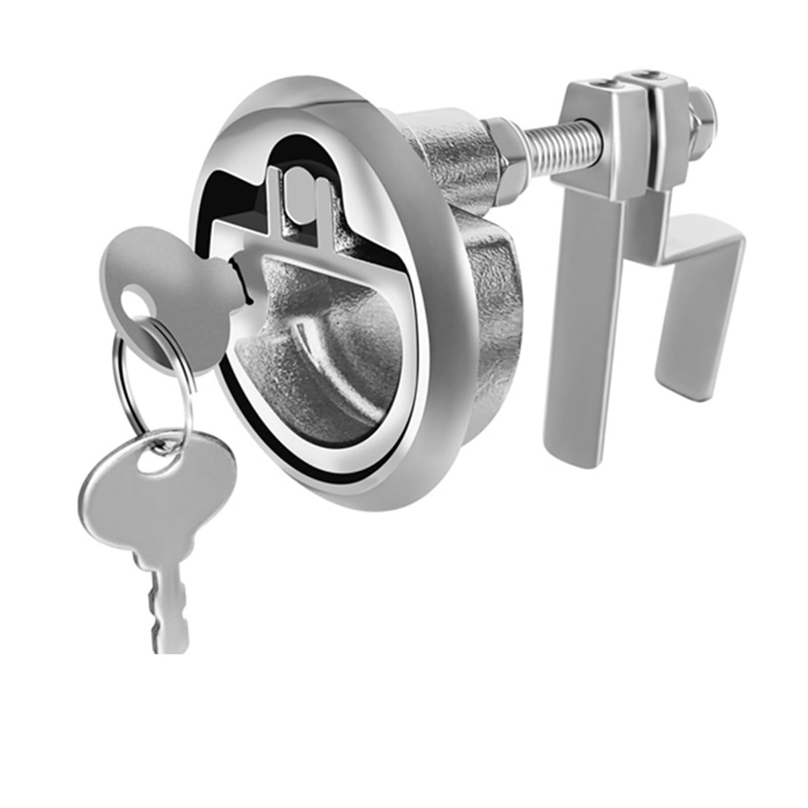 Loquet en acier inoxydable 316 avec poignée de levage pour cabine de bateau
