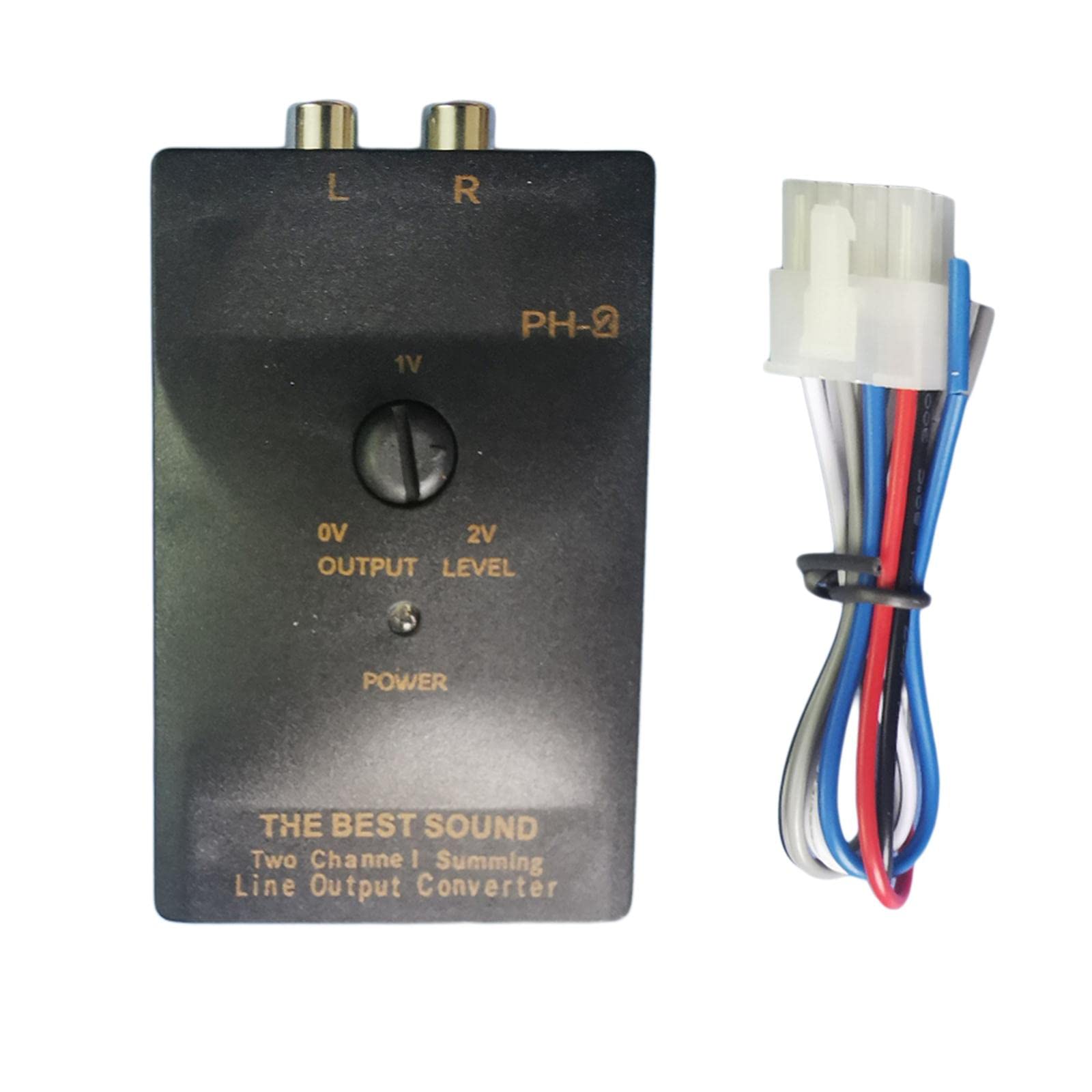 50W 1A Car Part Audio RCA Speaker High to Low Level Output Converter Adapter| Vehicle Electronics & GPS | Car Audio & Video Installation | Other Car A/V Installation|-image-28
