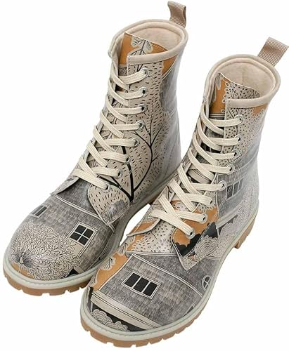 Women Vegan Leather Multicolor Long Boots - There You Are Design