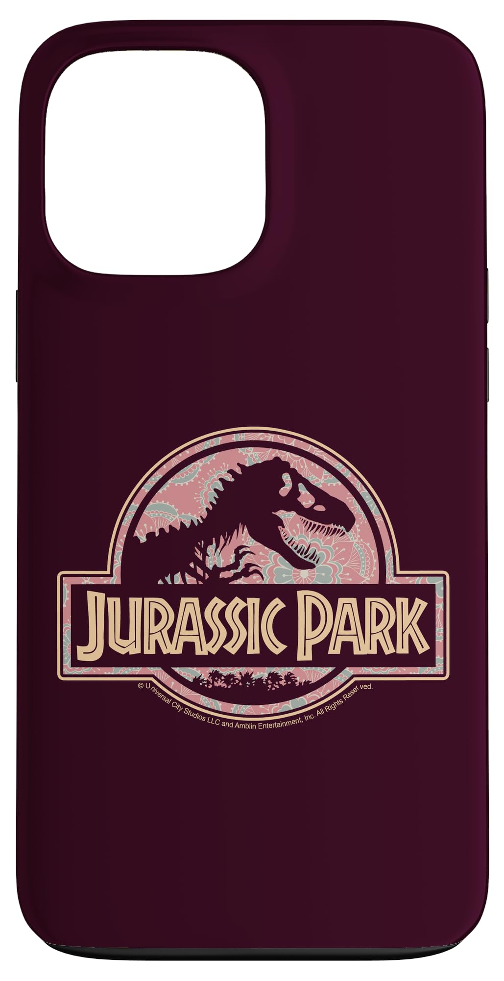 Jurassic Park Paisley Logo Case for iPhone 13 Pro Max