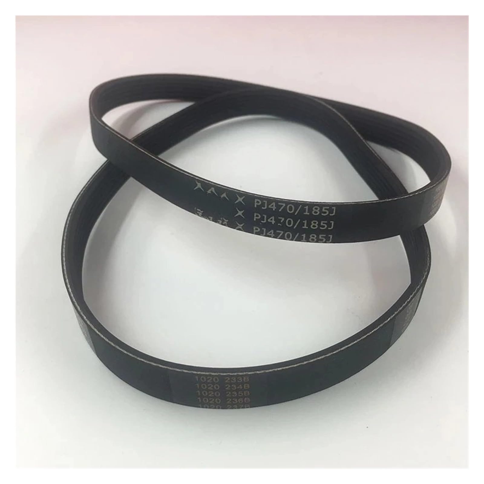 Correa Trapezoidal Drive Belt Correa En V De 2 Piezas PJ470 185J 5 Costillas 6 Costillas 7 Costillas 8 Costillas Correa Del Motor Del Cortacésped(7Ribs)