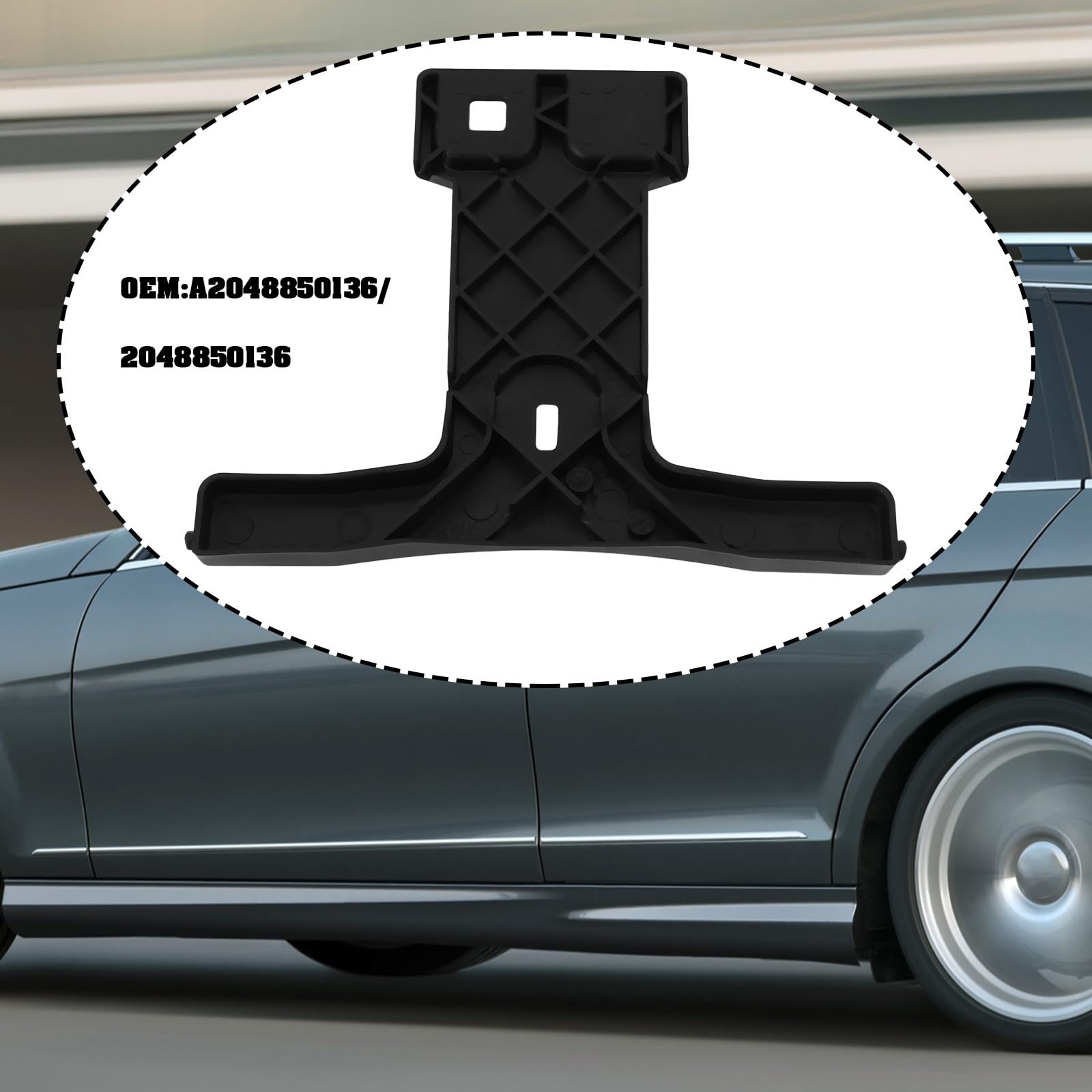 Staffa griglia radiatore A2048850136 2048850136 compatibile con Mercedes-Benz Classe C W204 e S204 2007-2011