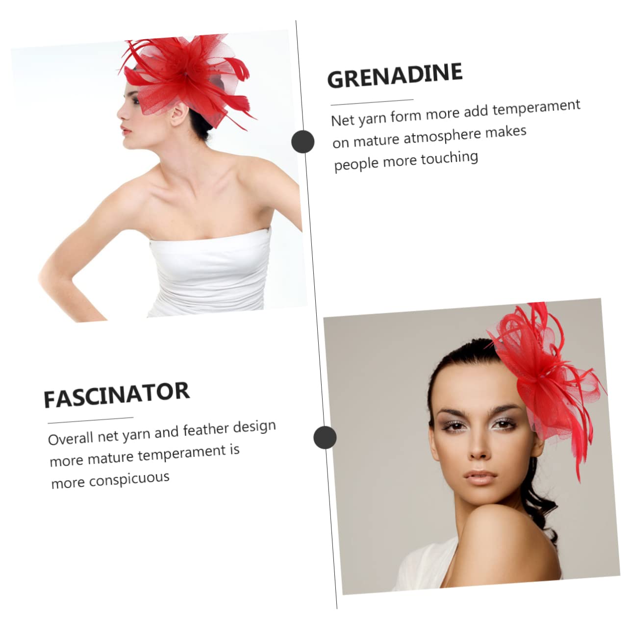 FRCOLOR 3stücke Haarschmuck Mit Federn Und Netzgarn Handgefertigtes Haaraccessoire Für Damen Für Partys Und Besondere Anlässe Atmungsaktiv Und Stilvoll